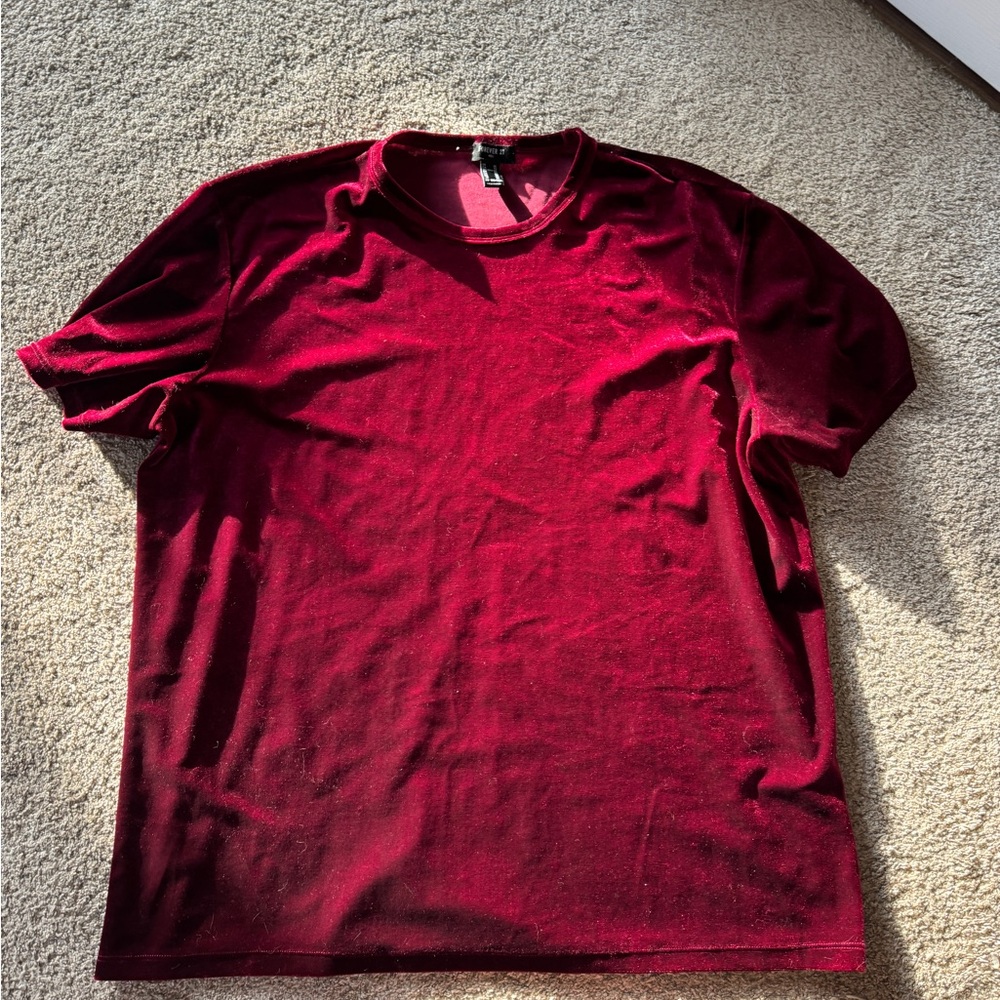 Forever 21 Red Short Sleeve Tee